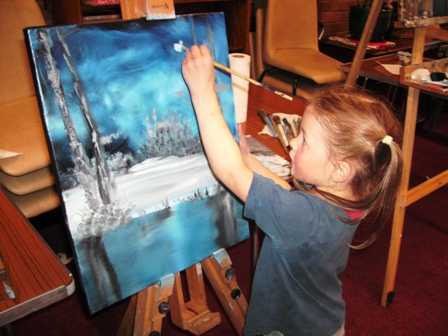 art class in shropshire with artist diane jennings